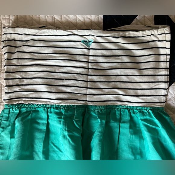 Roxy Strapless Dress Teal - Picture 5 of 5